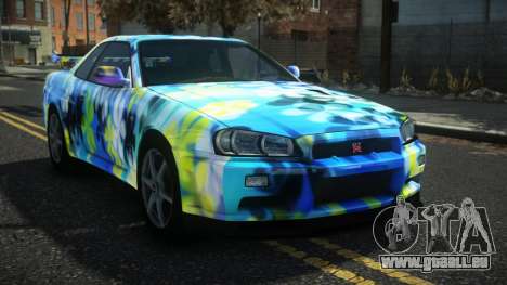 Nissan Skyline R34 Drujo S5 für GTA 4