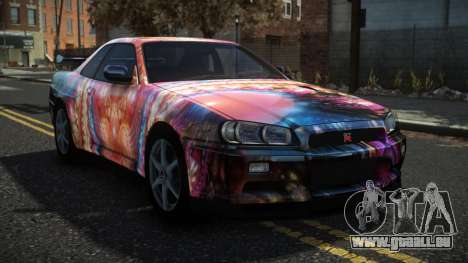 Nissan Skyline R34 Drujo S10 pour GTA 4