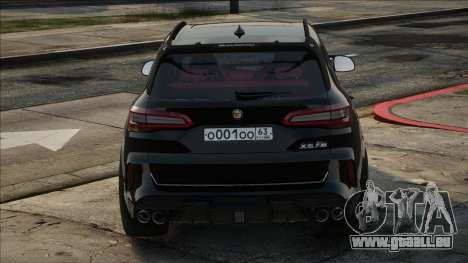 BMW X5M 2020 Blek pour GTA San Andreas