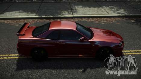 Nissan Skyline R34 Quwhit für GTA 4