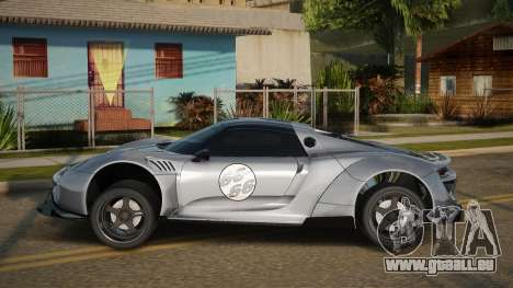 Porsche 918 Dusta pour GTA San Andreas