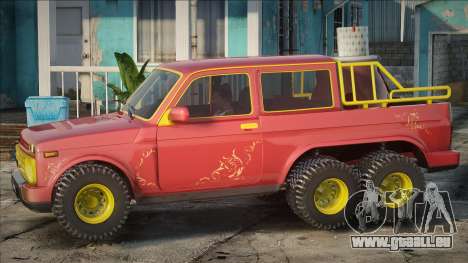 Lada Niva 6x6 New Year pour GTA San Andreas