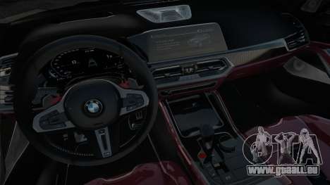 BMW X5M 2020 Blek pour GTA San Andreas