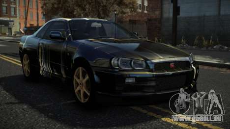 Nissan Skyline R34 Nazuxy S13 für GTA 4