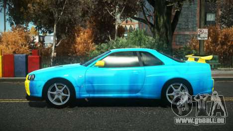 Nissan Skyline R34 Drujo S7 für GTA 4