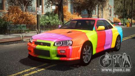 Nissan Skyline R34 Cusvar S1 für GTA 4