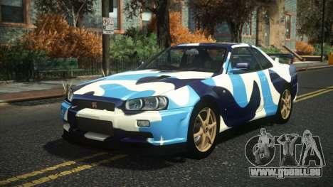 Nissan Skyline R34 Nazuxy S8 für GTA 4
