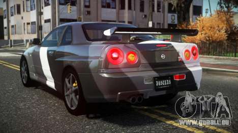 Nissan Skyline R34 Cusvar S14 pour GTA 4