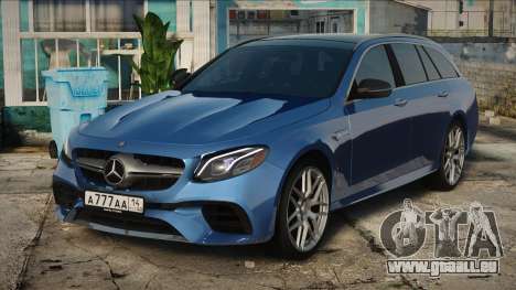 Mercedes-Benz E63s W213 Estate Blue pour GTA San Andreas