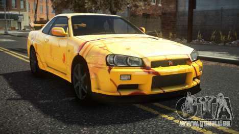 Nissan Skyline R34 Cusvar S11 für GTA 4