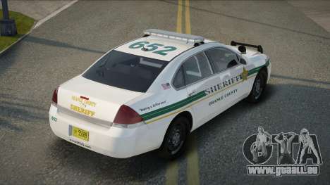 2012 Chevrolet Impala OCSO pour GTA San Andreas