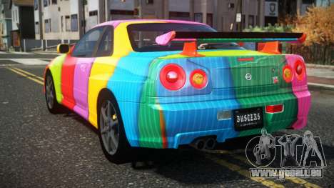 Nissan Skyline R34 Cusvar S1 für GTA 4