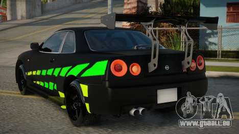Nissan Skyline R34 GPJ für GTA San Andreas