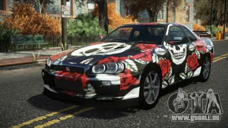 Nissan Skyline R34 Cusvar S2 pour GTA 4