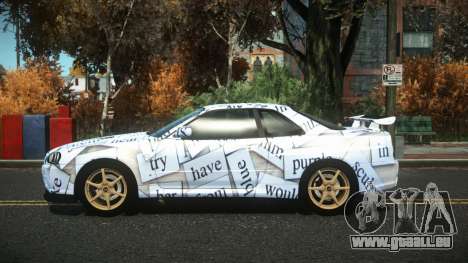 Nissan Skyline R34 Nazuxy S1 pour GTA 4