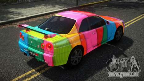 Nissan Skyline R34 Cusvar S1 für GTA 4