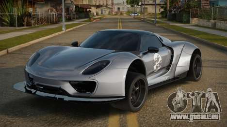 Porsche 918 Dusta pour GTA San Andreas