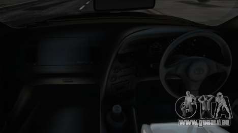 Toyota Supra A80 Black pour GTA San Andreas