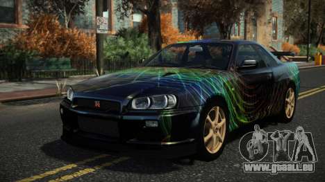 Nissan Skyline R34 Nazuxy S6 für GTA 4