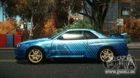 Nissan Skyline R34 Nazuxy S11 für GTA 4