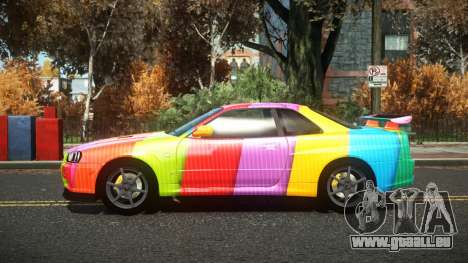 Nissan Skyline R34 Cusvar S1 für GTA 4