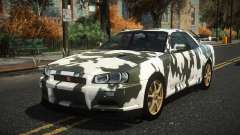 Nissan Skyline R34 Nazuxy S14 für GTA 4