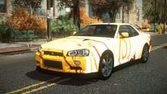 Nissan Skyline R34 Cusvar S11 pour GTA 4