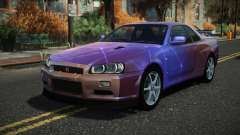 Nissan Skyline R34 Drujo S8 für GTA 4