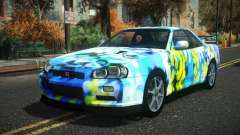 Nissan Skyline R34 Drujo S5 pour GTA 4