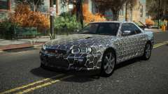 Nissan Skyline R34 Cusvar S8 pour GTA 4