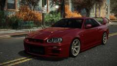 Nissan Skyline R34 Velbushe für GTA 4