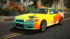 Nissan Skyline R34 Drujo S14 pour GTA 4