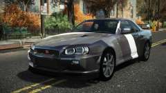 Nissan Skyline R34 Cusvar S14 für GTA 4