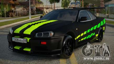 Nissan Skyline R34 GPJ für GTA San Andreas