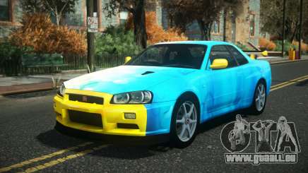 Nissan Skyline R34 Drujo S7 für GTA 4