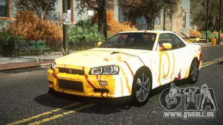 Nissan Skyline R34 Cusvar S11 für GTA 4