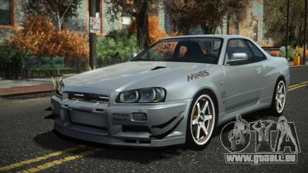 Nissan Skyline R34 Vazeke für GTA 4