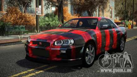 Nissan Skyline R34 Cusvar S12 für GTA 4
