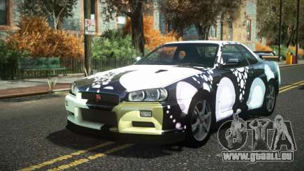 Nissan Skyline R34 Cusvar S7 für GTA 4