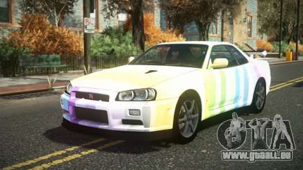 Nissan Skyline R34 Cusvar S4 für GTA 4