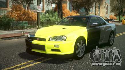 Nissan Skyline R34 Cusvar S9 für GTA 4