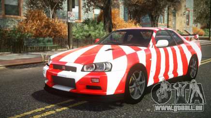 Nissan Skyline R34 Cusvar S5 für GTA 4