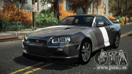 Nissan Skyline R34 Cusvar S14 für GTA 4