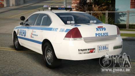 2016 Chevrolet Impala NYPD PCT pour GTA San Andreas