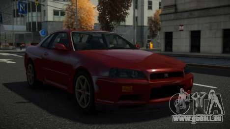 Nissan Skyline R34 Cehvo pour GTA 4