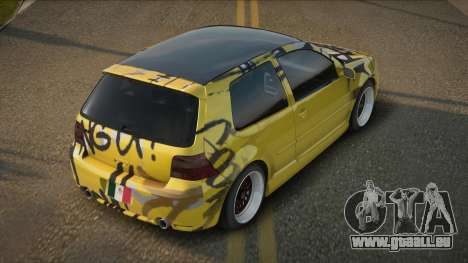 Volkswagen Golf R32 Yellow für GTA San Andreas