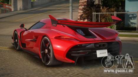 Koenigsegg Jesko 20th für GTA San Andreas