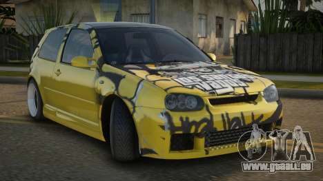 Volkswagen Golf R32 Yellow für GTA San Andreas