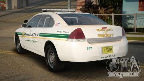 Chevrolet Impala OCSO Modified pour GTA San Andreas