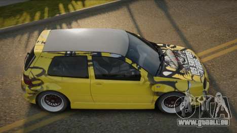 Volkswagen Golf R32 Yellow für GTA San Andreas